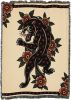Lucky Lady - Tattoo Design - Tapestry Throw Blanket Woven from Cotton - Made in The USA (50x60)