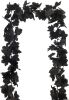 13 FT Black Garland Halloween 2pcs Artificial Black Maple Leaf Garlands Fall Leaves Vines for Autumn Thankgiving Halloween Decoration for Home