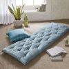 Poly Chenille Lounge Floor Pillow Cushion Aqua 27" x 74"