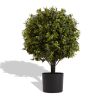 UV protection Ball Topiary Tree for indoor outdoor Hot sales Artificial plants Greenery decoration in pot 22in 2pcs/set