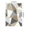 Area Rug, 5 x 7 ft Large Washable Rug, Non-Slip and Tear-Resistant Soft Carpet, Pet & Child Friendly Modern Area Rugs, Indoor Mat for Bedroom