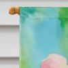 Arkansas Apple Blossom in Watercolor House Flag Large Porch Sleeve Pole Decorative Outside Yard Banner Artwork Wall Hanging, Polyester, House Size